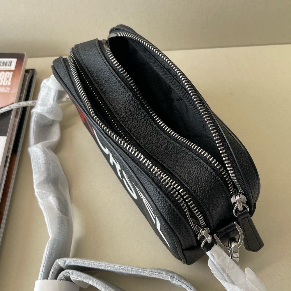 (new+tag) Michael Kors Lacey camera bag (women/unisex) black leather - Picture 5 of 13